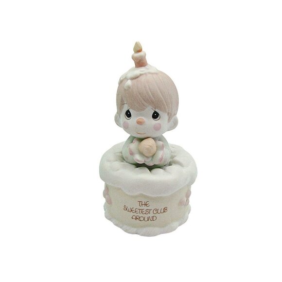Precious Moments 1988 The Sweetest Club Around Figurine Collect Retired B-0103 - Picture 2 of 10